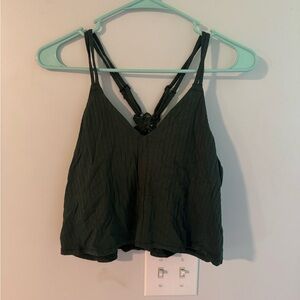 Olive Green Aerie Tank